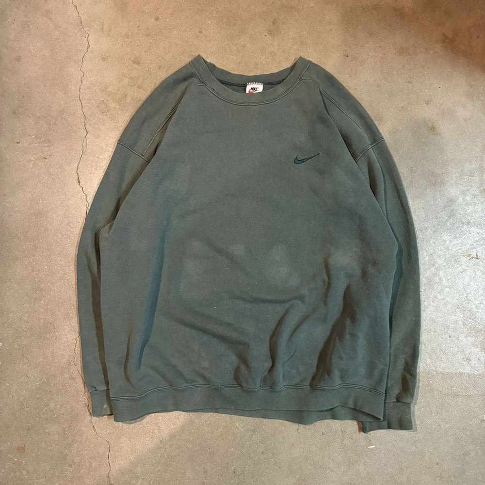 Nike Green Crewneck Sweater